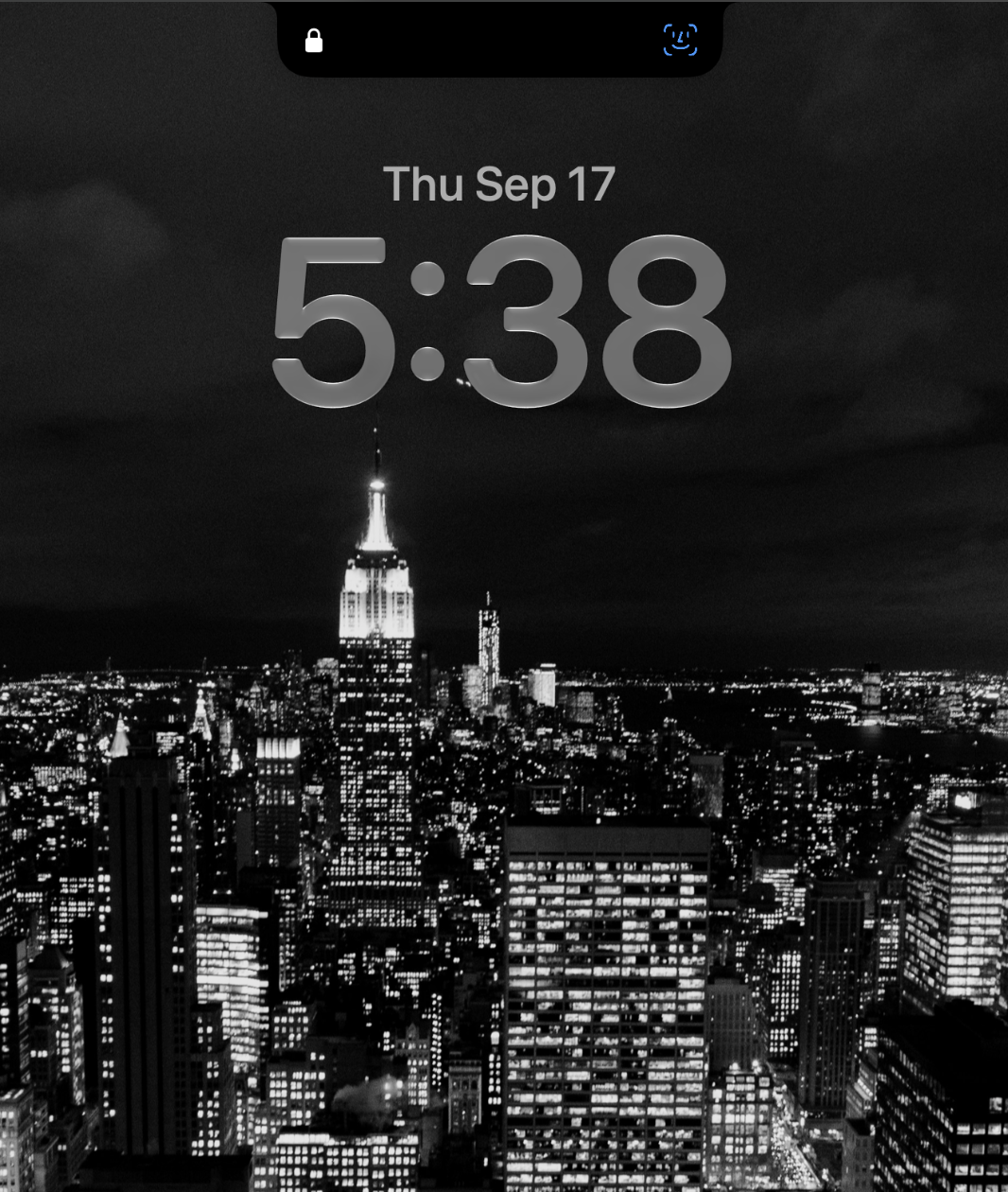 FaceAuth lock screen ready preview